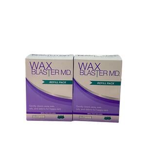 Wax Blaster MD Refill Pack with 12 premixed packets & 6 green Safety Tips